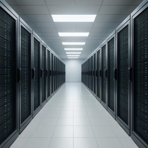 Data centre using temporary clean battery power to manage grid bottlenecks and reduce emissions